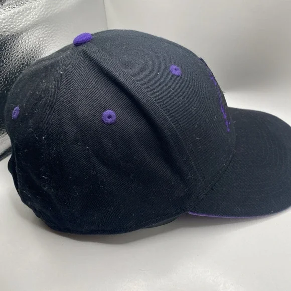 Phoenix Suns Hat Black Purple Strapback Adjustable Cleaned Dad Fan Favorite VGC - Picture 7 of 11